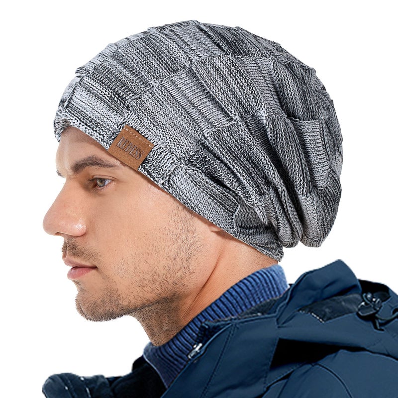 REDESS Beanie Hat for Men and Women Winter Warm Hats Knit Slouchy Thick Skull Cap - Image 5